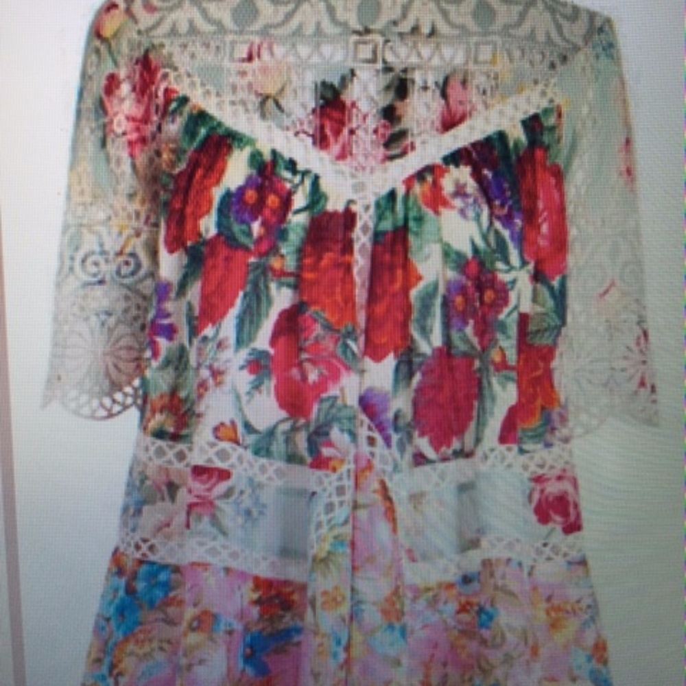 Zimmermann "Frangipani" peasant blouse from Anthro